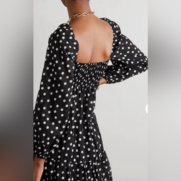 Faithfull The Brand: Morissa Mini Dress - Neoma Dot Print - Picture 2 of 7